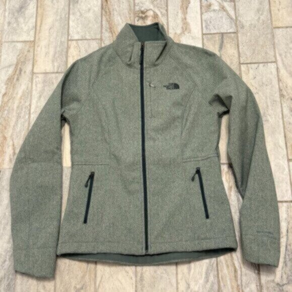 The North Face women's small green Apex Bionic Windwall coat MSRP $199 - Picture 1 of 7
